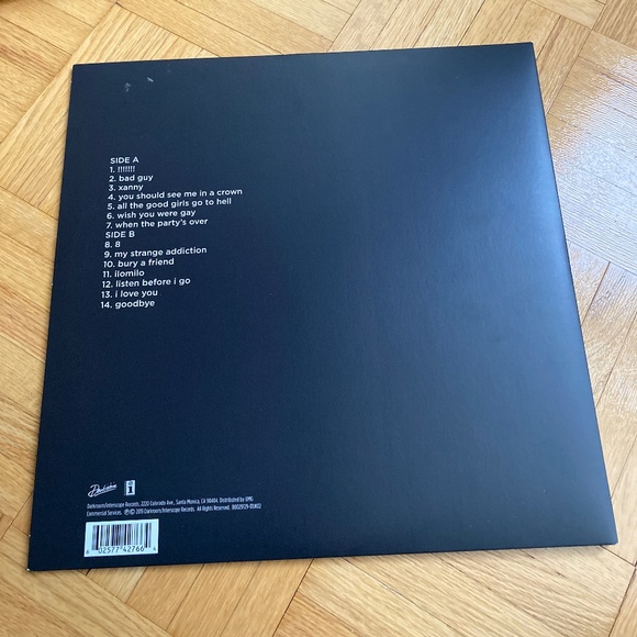 Limited Billie Eilish When We All Fall Asleep Where Do We Go? Vinyl/Record - Picture 2 of 6